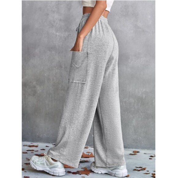 casual grey sweatpants fall winter casual - Picture 2 of 7